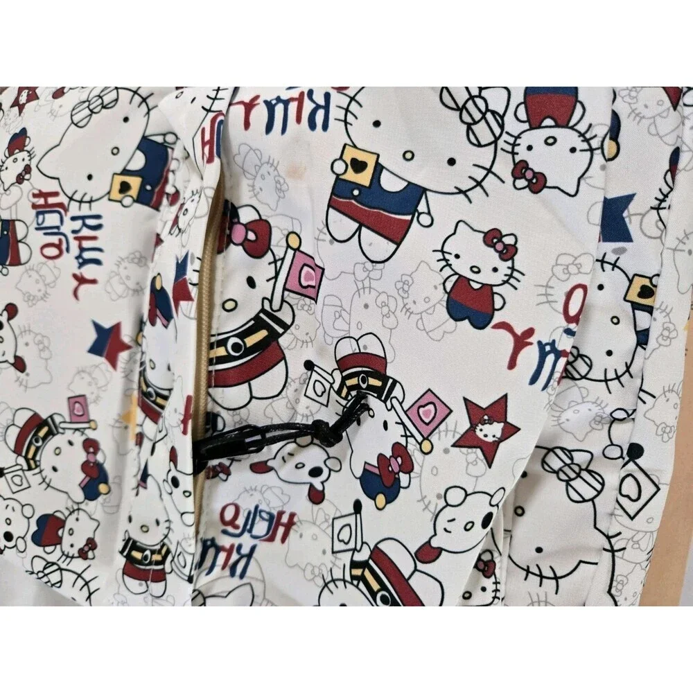 Hello Kitty Cute Printed Graffiti Schoolgirl Bags Large Capacity Backpack